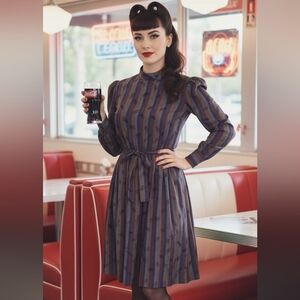Vintage printed dress size 6/8
